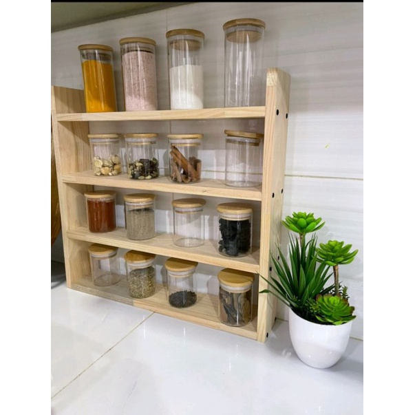 Buy Rak Spice Rak Rempah Ratus Rak Kayu Pine Seetracker Malaysia