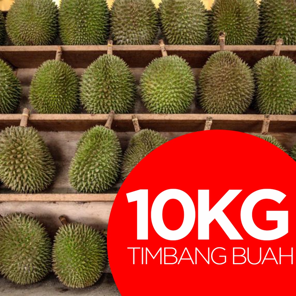 [ West Malaysia ] 10KG Fresh Durian Kampung