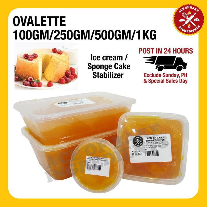 Ovalette/Ovallete Ice Cream/ Sponge Cake Stabilizer100g/250g/500g/1kg