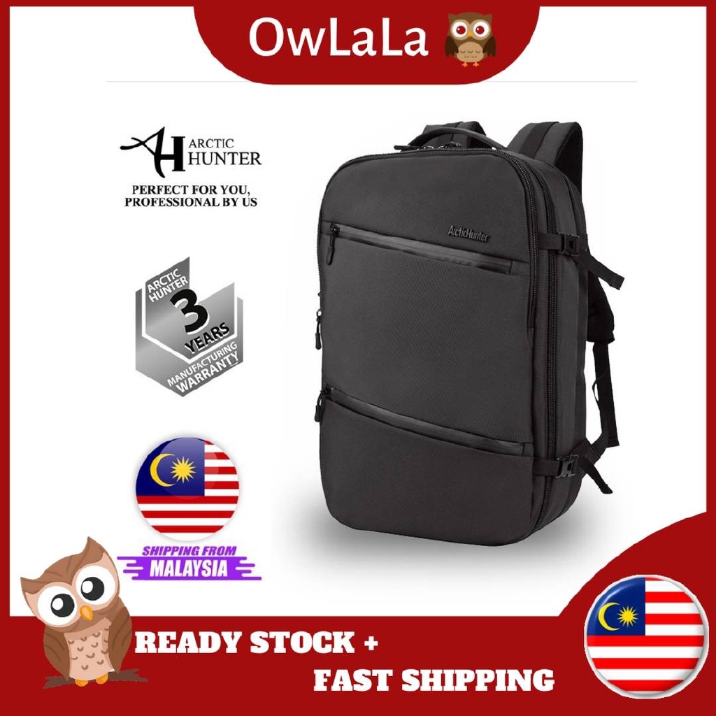 Arctic Hunter iParallelz Backpack Cabin Size USB Laptop Backpack Light