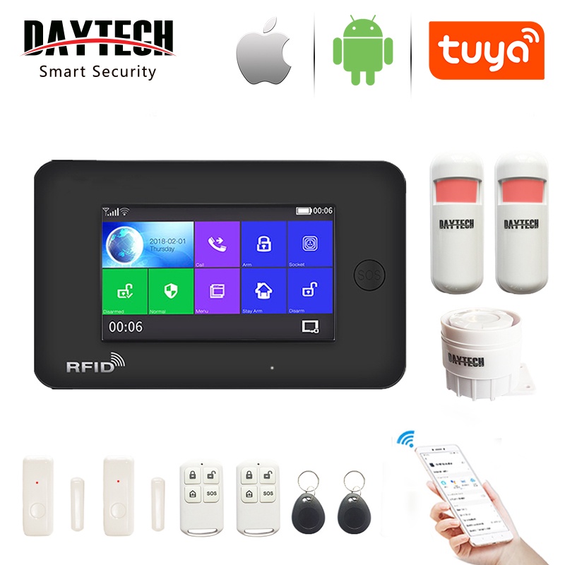 Daytech Burglary Alarm System TUYA APP Remote Control with Motion