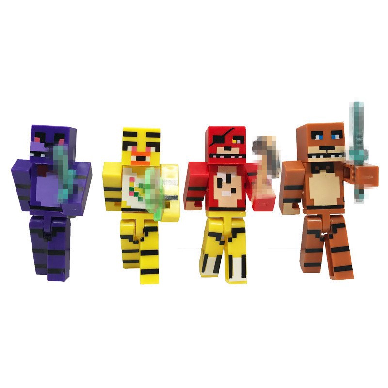 fnaf minecraft figures