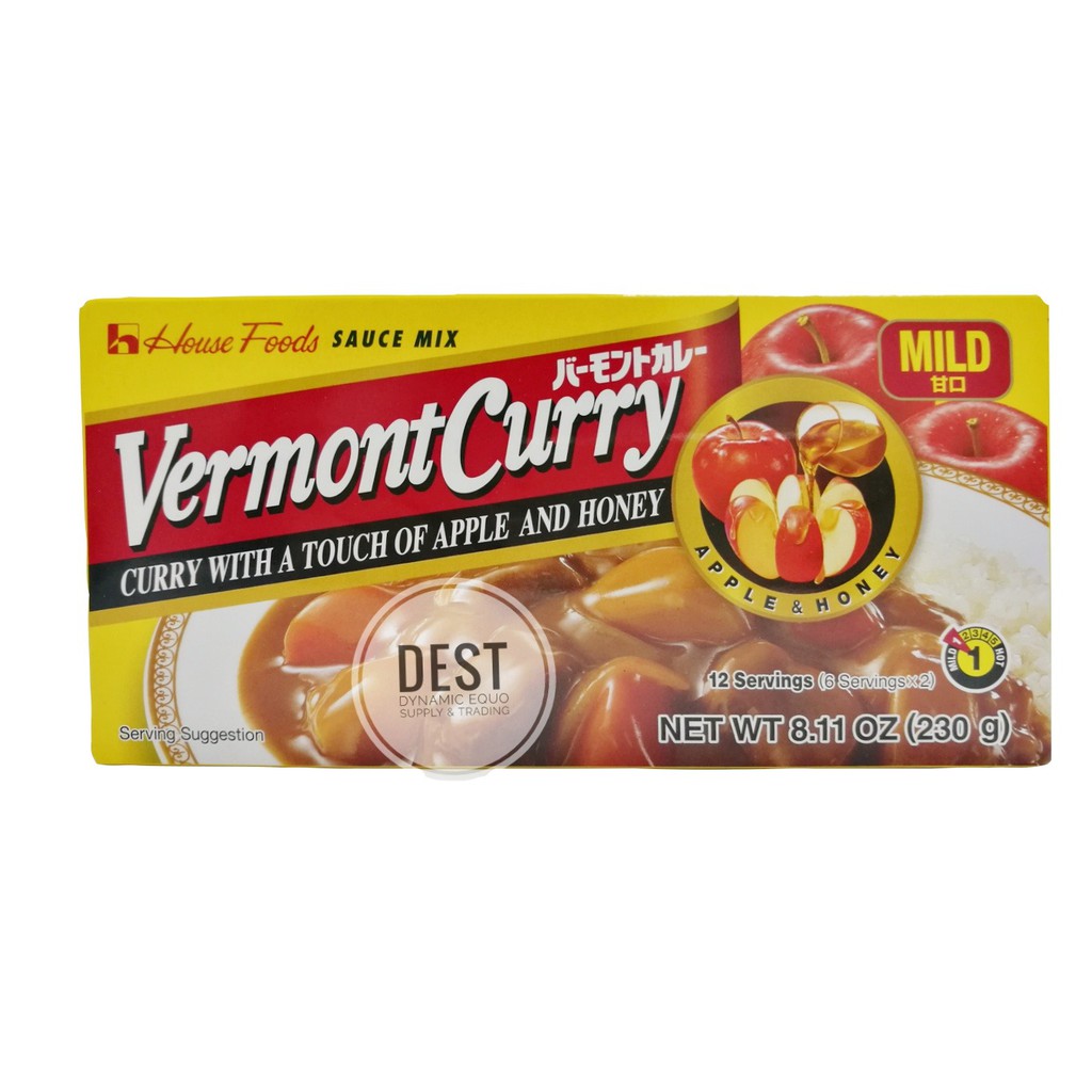 House Vermont Curry Sauce Mix 230g Mild Japanese Curry