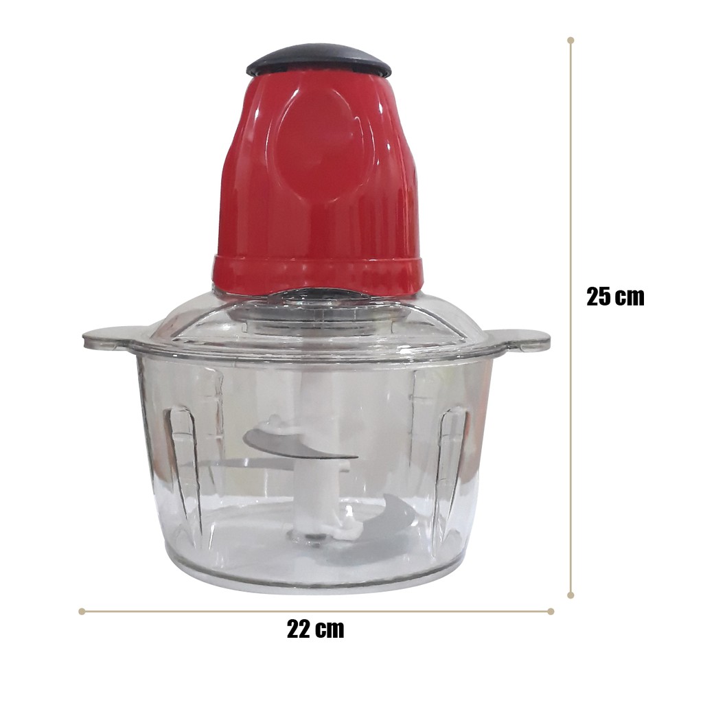 Electric Meat Grinder Mincer Chopper Slicer Vegetables Fruits Kitchen/Pengisar Daging Elektrik Blender 3 Blades