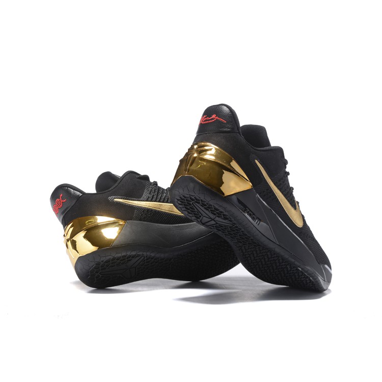 kobe black and gold basketball shoes