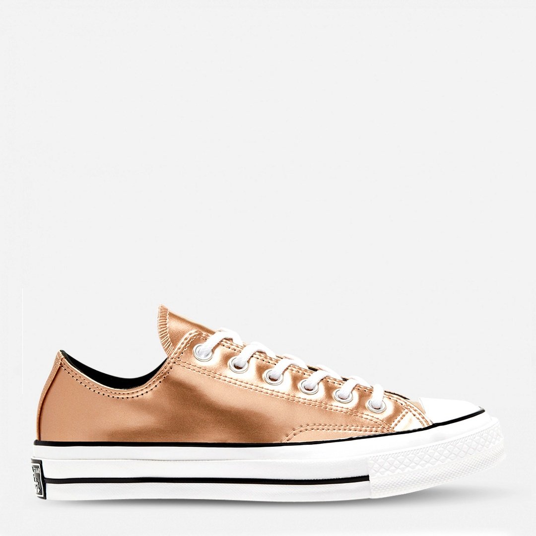 rose gold chucks low