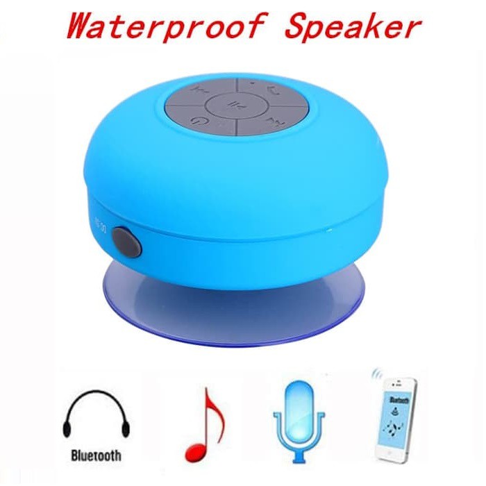 Waterproof Speaker Bluetooth Speaker Round Waterproof Anti Stick Speaker Bts 06 Speaker Shower Music Music Shopee Malaysia