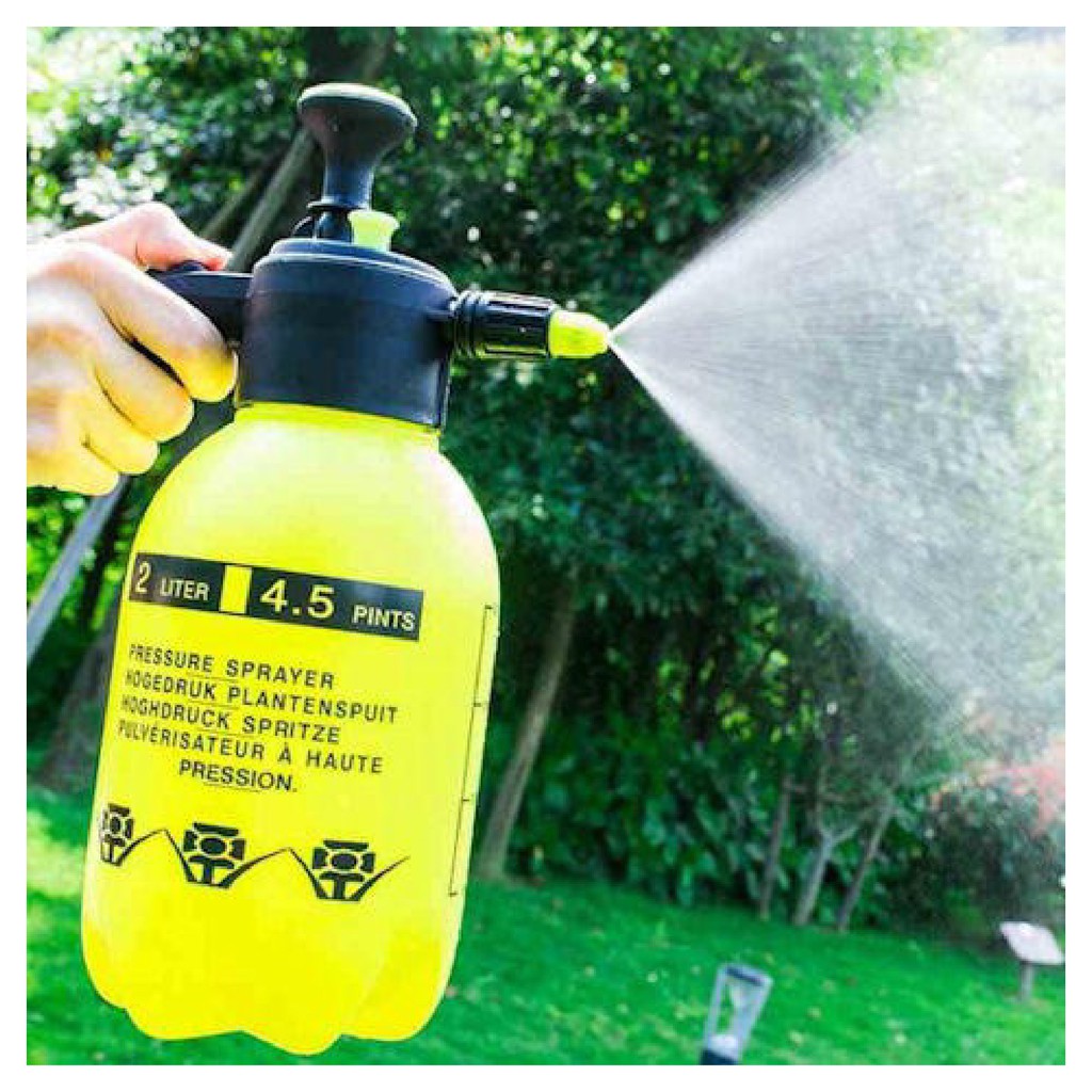 1L Manual Pump Pressure Sprayer Manual Pressure Pump Garden Lawn Spray Bottle 