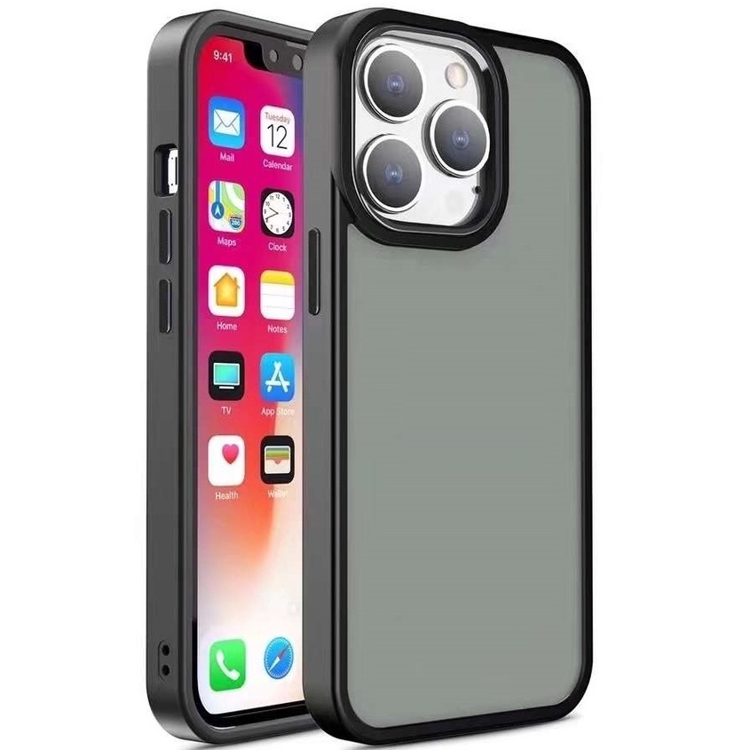 FROSTED MATTE GOLDEN ARMOR Metal Chrome LENS Series Casing Cover for