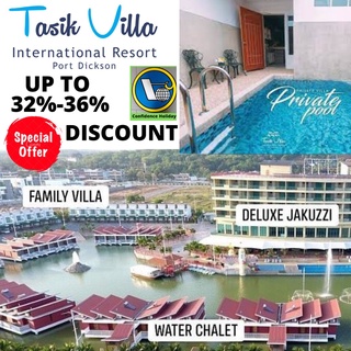 Tasik Villa International Resort WITH Breakfast Voucher <OFFER 32%~37%.> READY STOCK