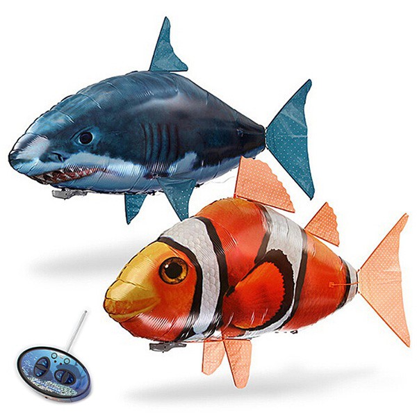 remote control inflatable shark toy ball