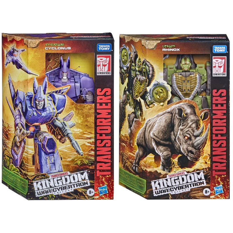Hasbro Transformers War for Cybertron Kingdom Voyager Rhinox Cyclonus