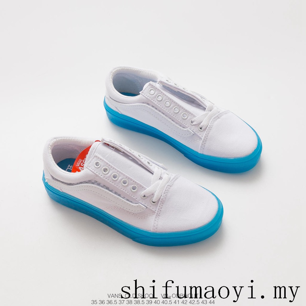 blue bottom vans