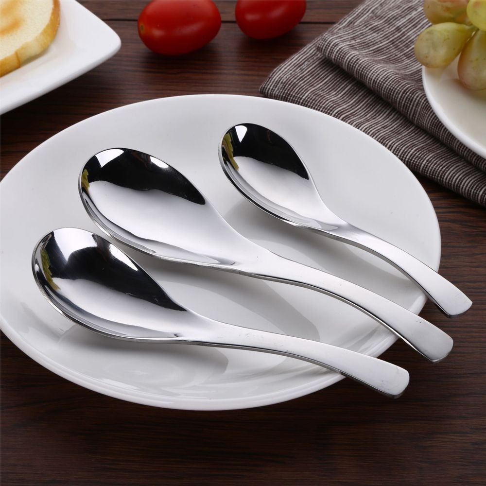 Wooden Spoon Children Cute Small Soup Spoon Dessert Cold Drink Spoon Honey Spoon Rice Spoon