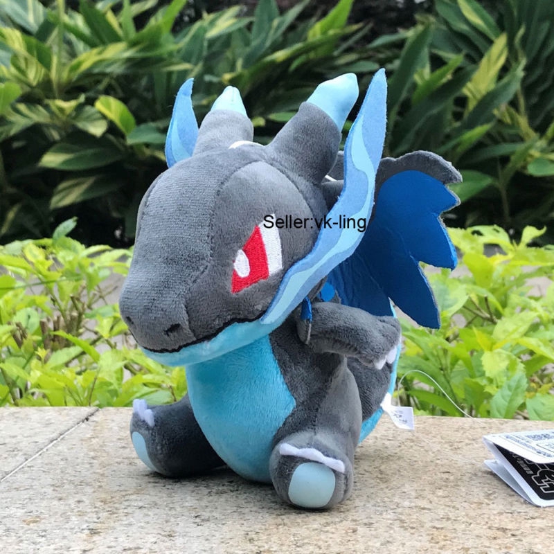 mega charizard x plush toy