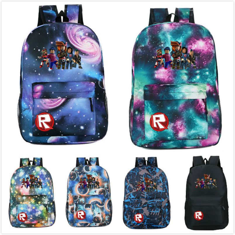 Roblox Kids School Backpack Bag Students Boys Bookbag Travel Backpack Shopee Malaysia - details about roblox backpack kids school bag students boys bookbag handbags travelbag game