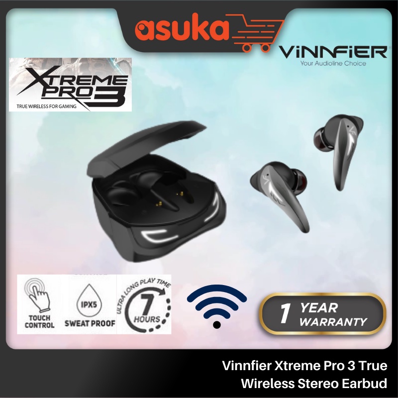 Vinnfier Xtreme Pro 3 True Wireless Stereo Earbud (1 yrs Limited Hardware Warranty)