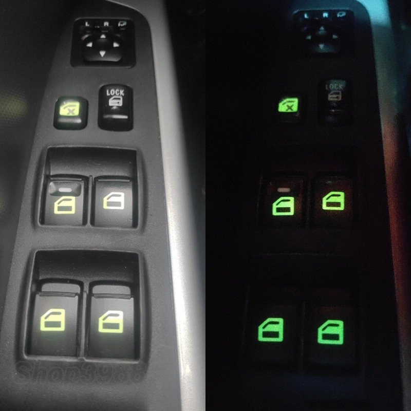 [Ready Stock] Multifunction Button Sticker Circuit Panel Decals Car