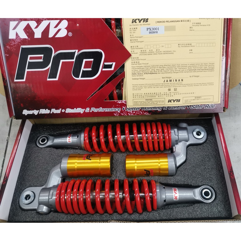Kyb Absorber Honda Pro X Dash 110 Wave Future Shopee Malaysia