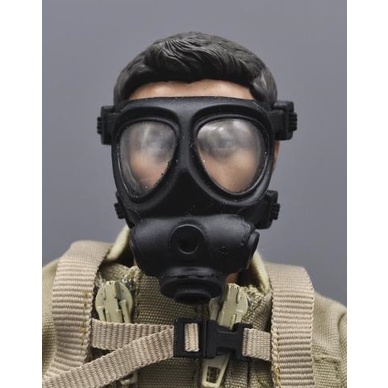 [Ready Stock] 1/6 Military Special Force Fire Fighter SWAT Gas Mask Resident Evil Biohazard Leon 12" Action Figure