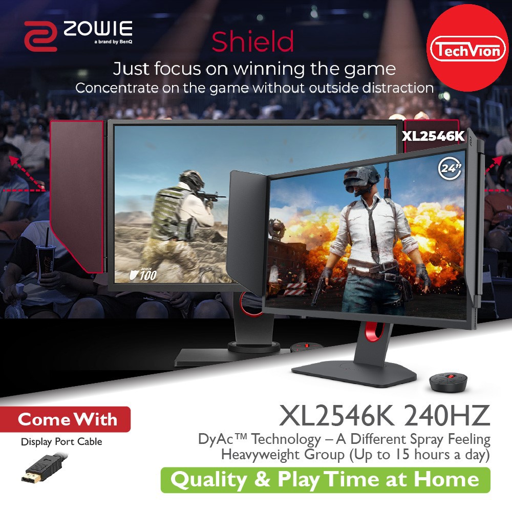 BenQ ZOWIE XL2546K 240Hz 0.5ms DyAc+™ 24.5 inch Esports Gaming