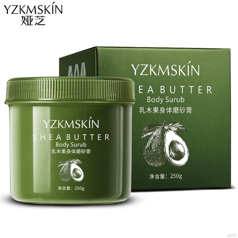 YZKMSKIN Shea Butter Body Scrub Cream Removal Exfoliating Shopee Malaysia