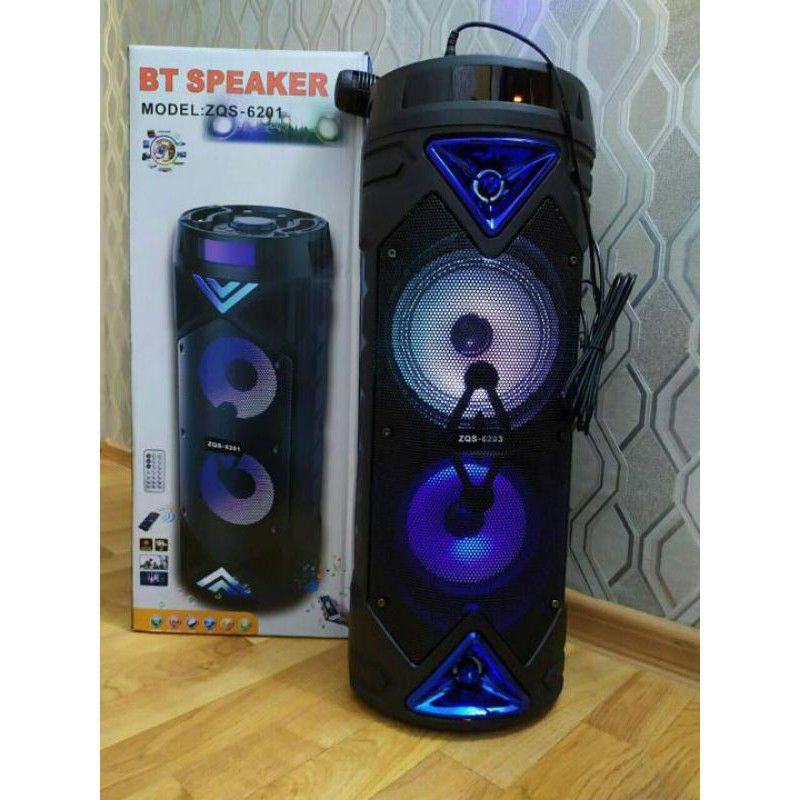 Superzqs61bass Wireless Speaker Zqs 61 Bt Speaker Zqs 61 Bluetooth Speaker With Mic Ktv Karaoke Microphone Speaker Shopee Malaysia