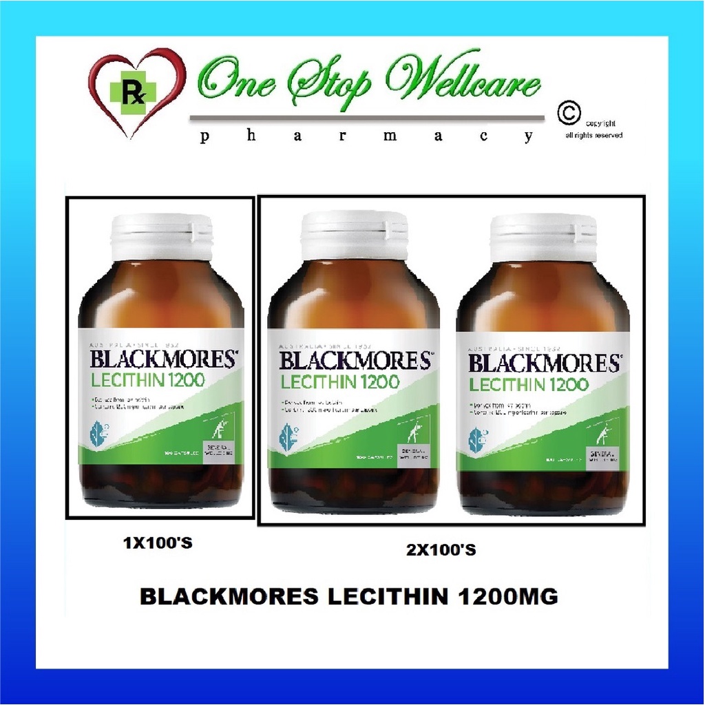 BLACKMORES LECITHIN 1200MG 100'S / 2X100'S (EXP09/2025) Shopee Malaysia