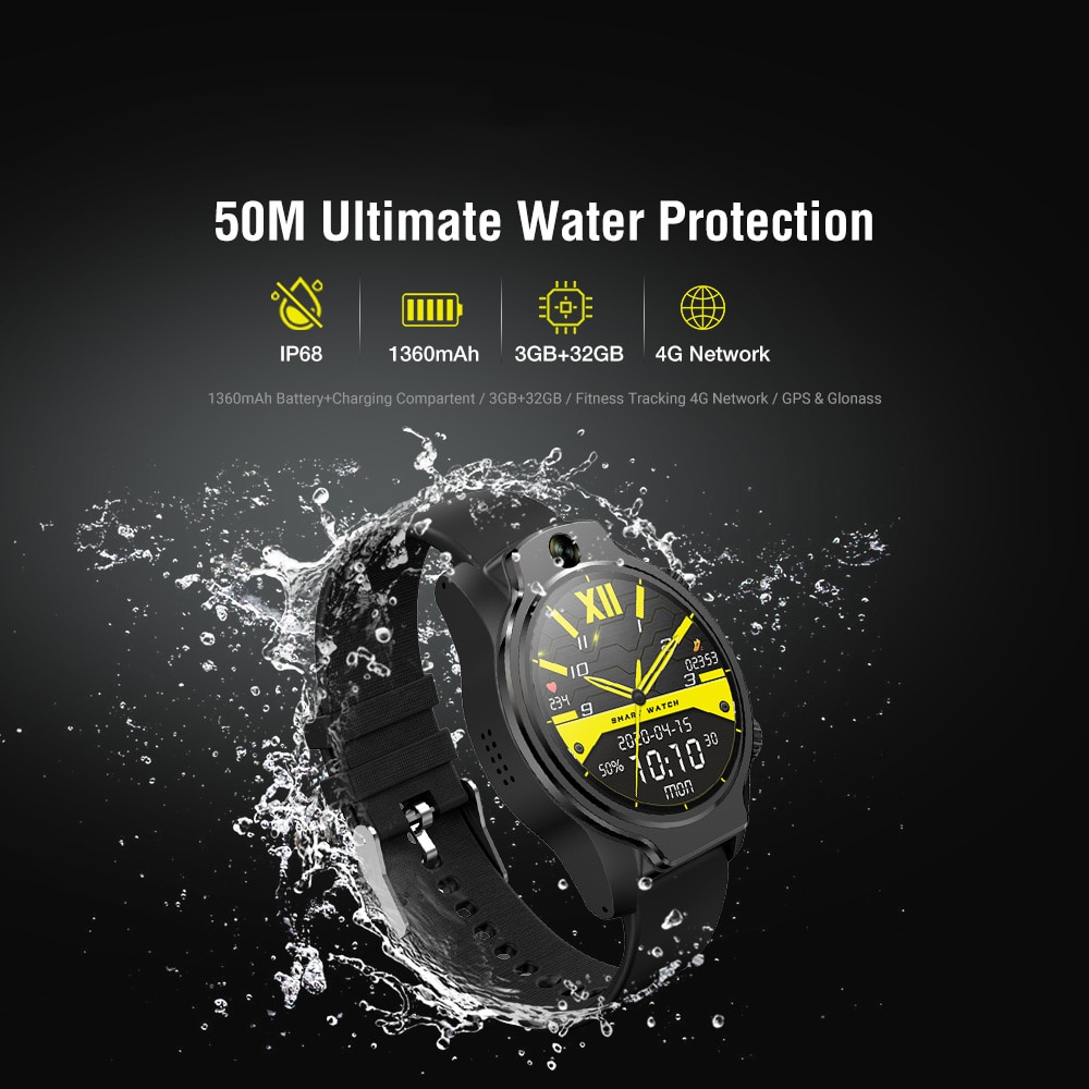 Best selling 50M diving swimming Waterproof IP68 Smart Watch 8MP Camera ...