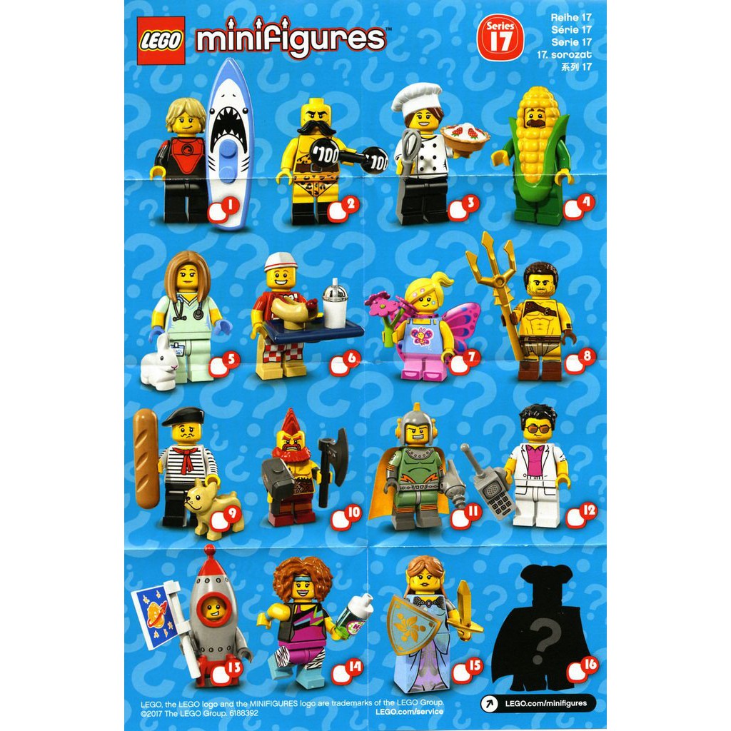 71018 LEGO® Minifigures Series 17 [Individual Pack] | Shopee Malaysia