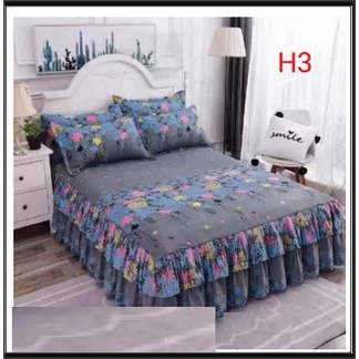 CLEAR STOCK3 IN 1 SET QUEEN SIZE ROPOL CADAR BEDSHEET cadar beropol