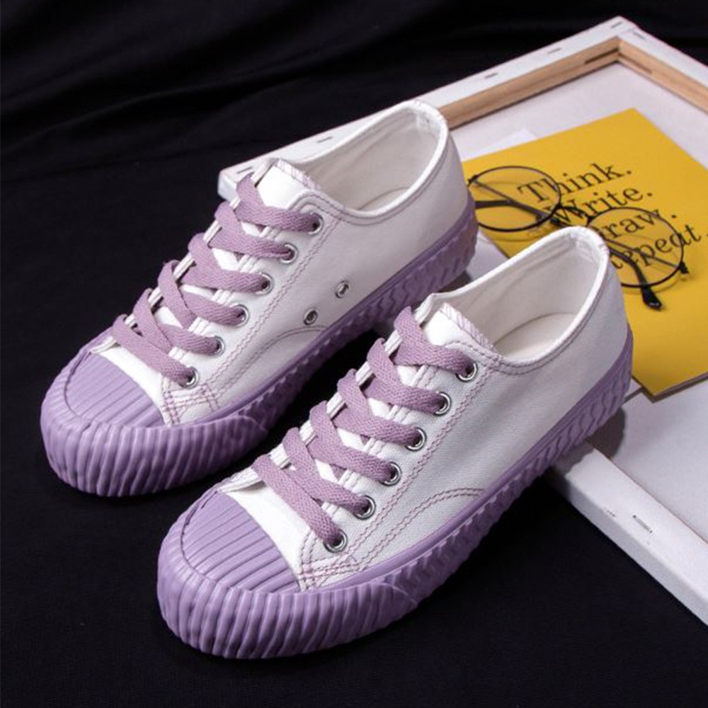 purple bottom shoes