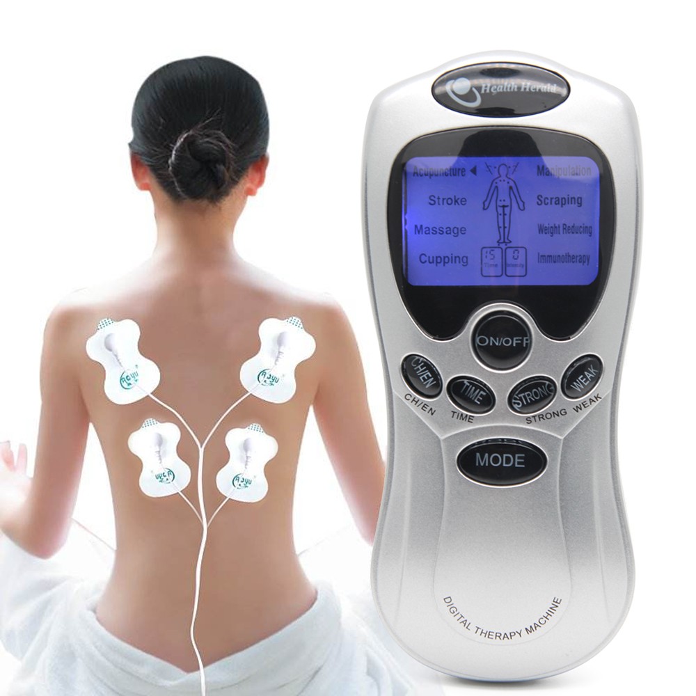 🔥Full Body Massager Acupuncture Tens 8 Mode Electric Stimulator Acupuncture Body Massage Digital Therapy Machine