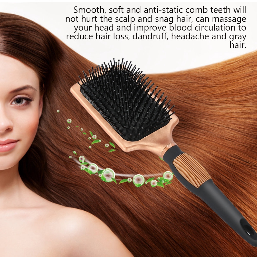 Hair Comb Anti Static Brush Paddle Brush Hairdressing Tool