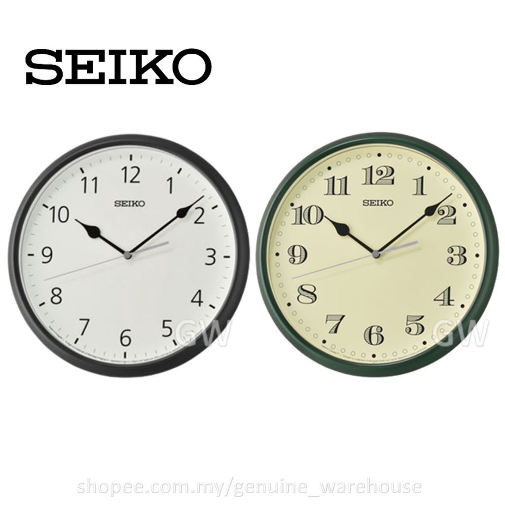 100 ORIGINAL SEIKO Quiet Sweep Analogue Wall Clock QXA796 (QXA796K, QXA796M) [Jam Dinding