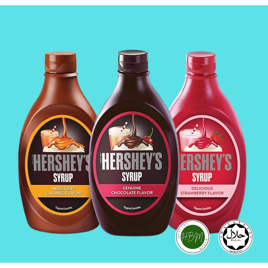 Hershey Syrup Chocolate / caramel / strawberry Syrup 650gm Hershey's ...