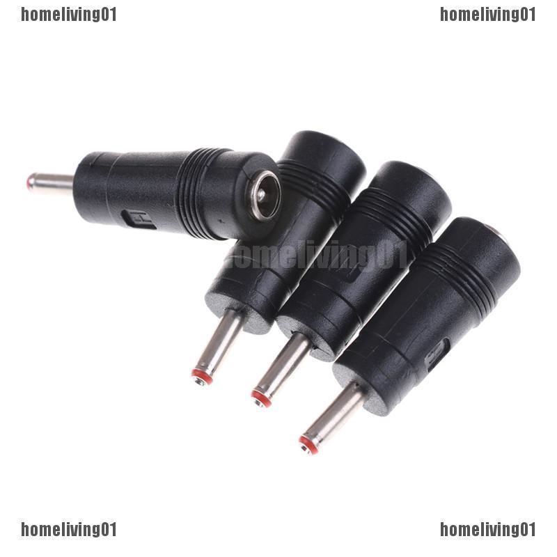 4PCS DC Power 3.5x1.35mm Male to 5.5x2.1mm Female Adapter Connector IJ