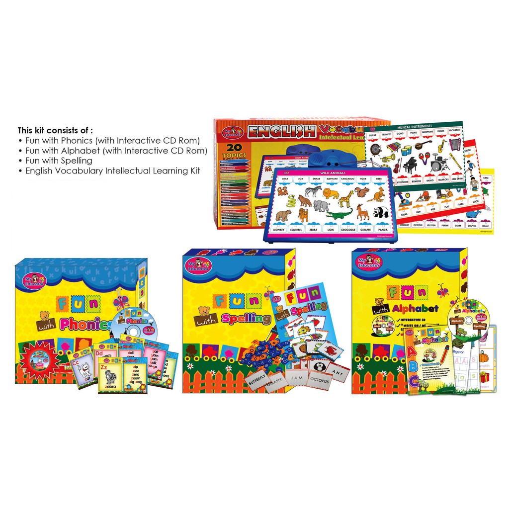 KIT PEMULIHAN PROGRAM LINUS 2.0- FUN WITH ENGLISH(READY STOCK 