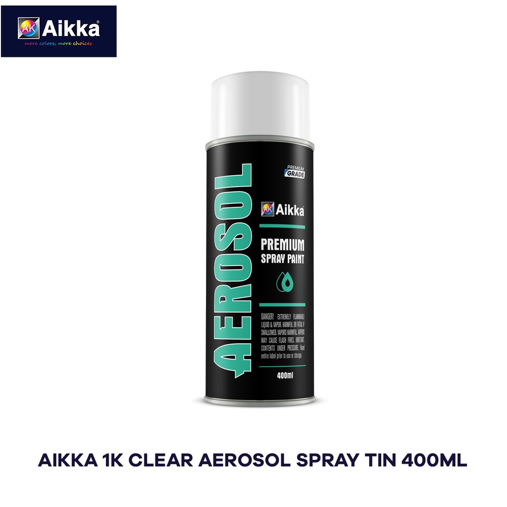 AIKKA 1K CLEAR AEROSOL SPRAY TIN 400ML | Shopee Malaysia