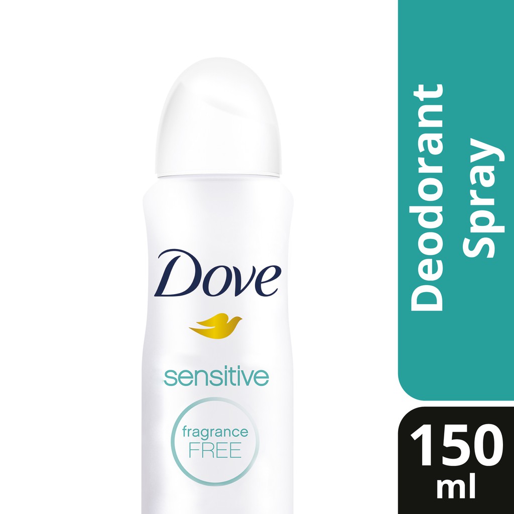 Dove Sensitive Spray Deodorant (150ml) | Shopee Malaysia