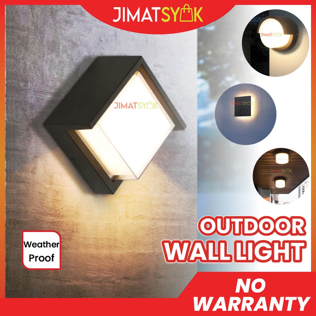 LED Outdoor Wall Light Weatherproof Outdoor Wall Lamp Up and Down Lampu ...