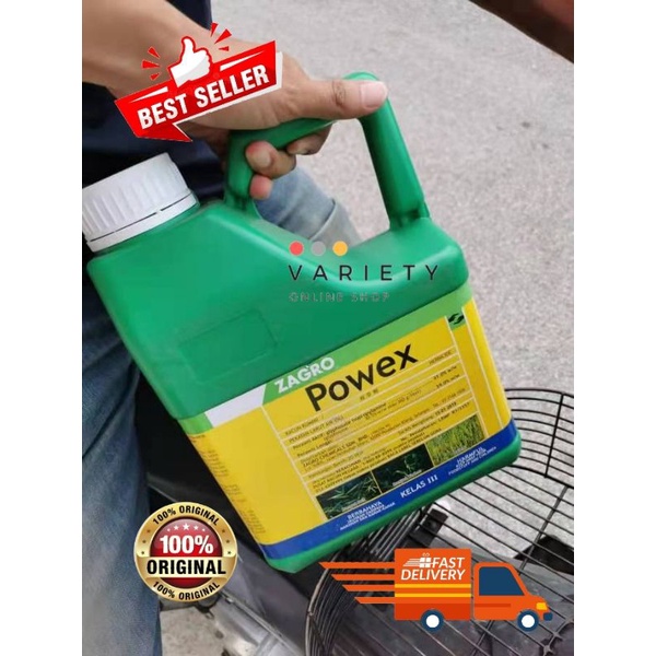 4l Powex Zagro Glyphosate 41 Racun Rumput Rumpai Herbicide Weed Killer