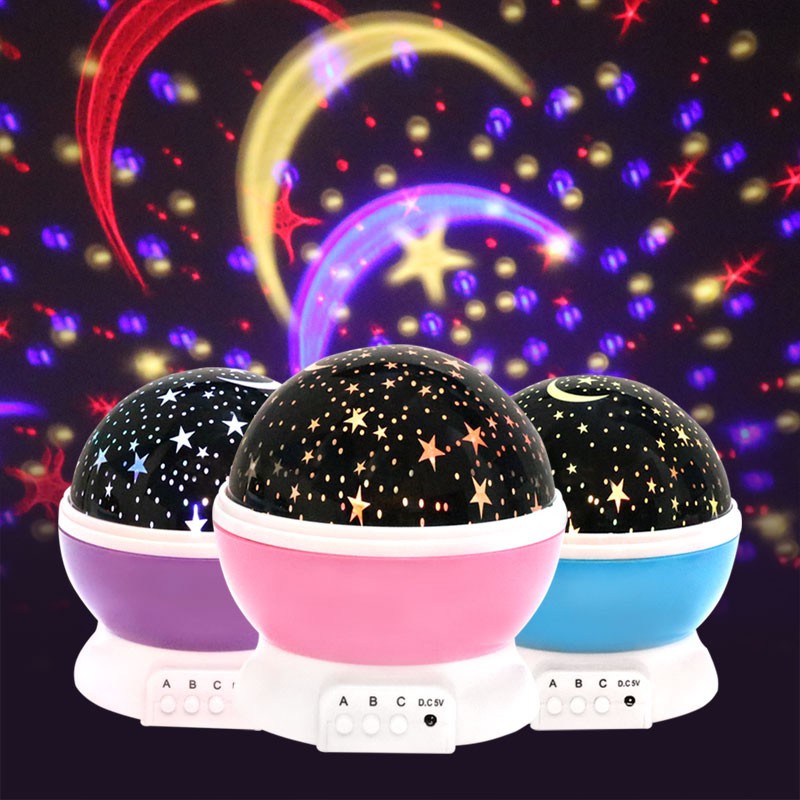 Novelty Luminous Toys Romantic Starry Sky Led Night Light Projector Usb Night Light Bedroom Lamp Cosmos Gift