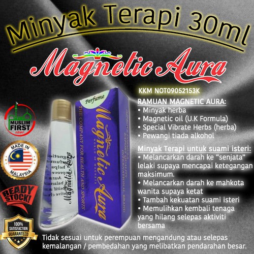 [ LUAR BIASA ] Minyak Terapi Magnetic Aura 30ml Kebahagiaan Keintiman Hubungan Suami Isteri