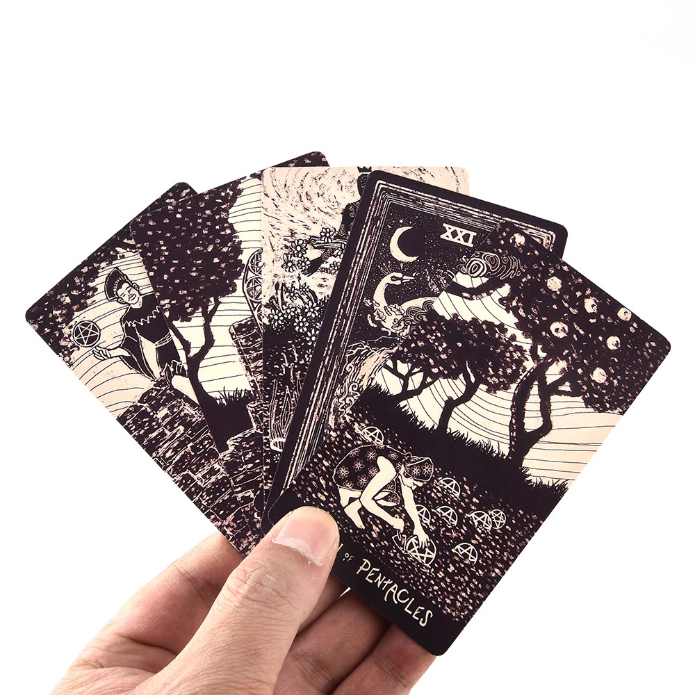 Light Visions Tarot Cards Game English Tarot Deck Table Card Board Games For Party Playing Tarot Cards Entertainment Fam