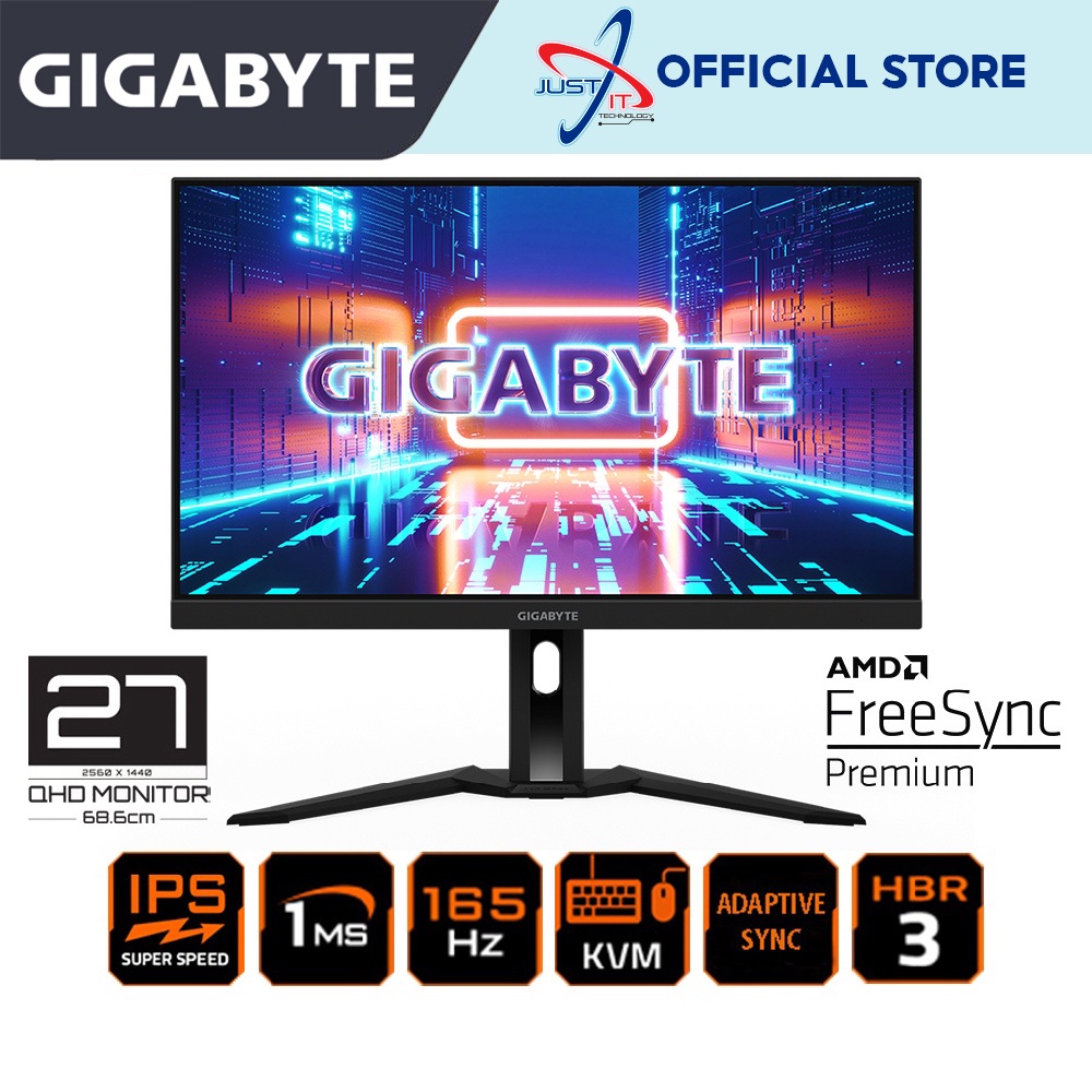 Gigabyte M27Q / M27Q P 27" QHD IPS 170HZ 0.5MS HDR 400 FREESYNC GAMING ...