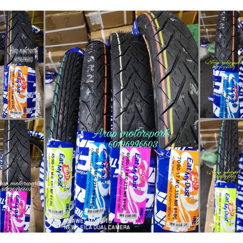 IRC EAT MY DUST NR81 SPECIAL COMPOUND TYRE FOR DRAG BIKEi8 | Shopee