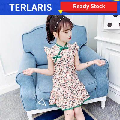 Ready Stock Baju Budak Perempuan Girl Dresses Baju Dress Budak Perempuan Gadis Cheongsam Musim Panas Model Model Chinese Chinese Windsho Yolk Retro Kanak Kanak Net Dress Red