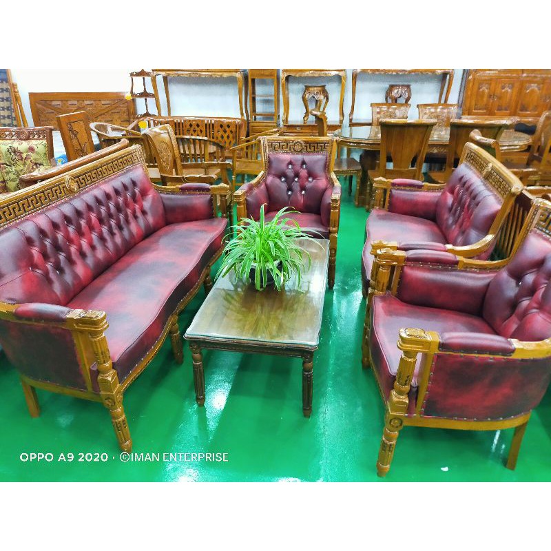 Buy Set Sofa Serbia Kayu Jati Seetracker Malaysia