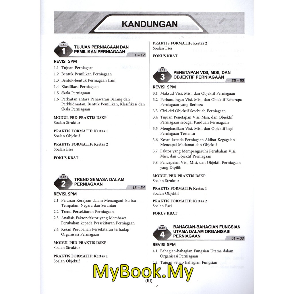 MyB Buku Latihan : Modul Aktiviti Pintar Bestari Tingkatan 4 